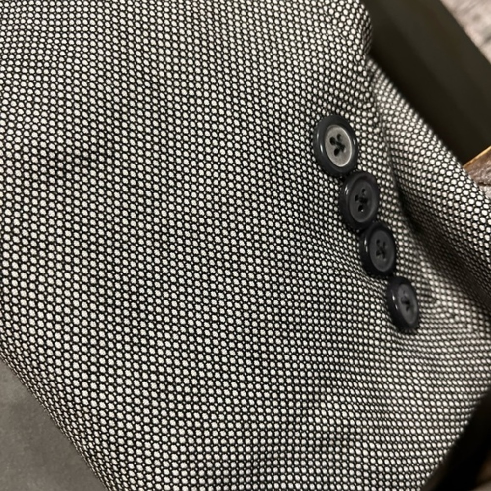 Giorgio Armani Black & White Blazer Sport Coat Great Shape No Tag See Measuremen - Picture 4 of 12